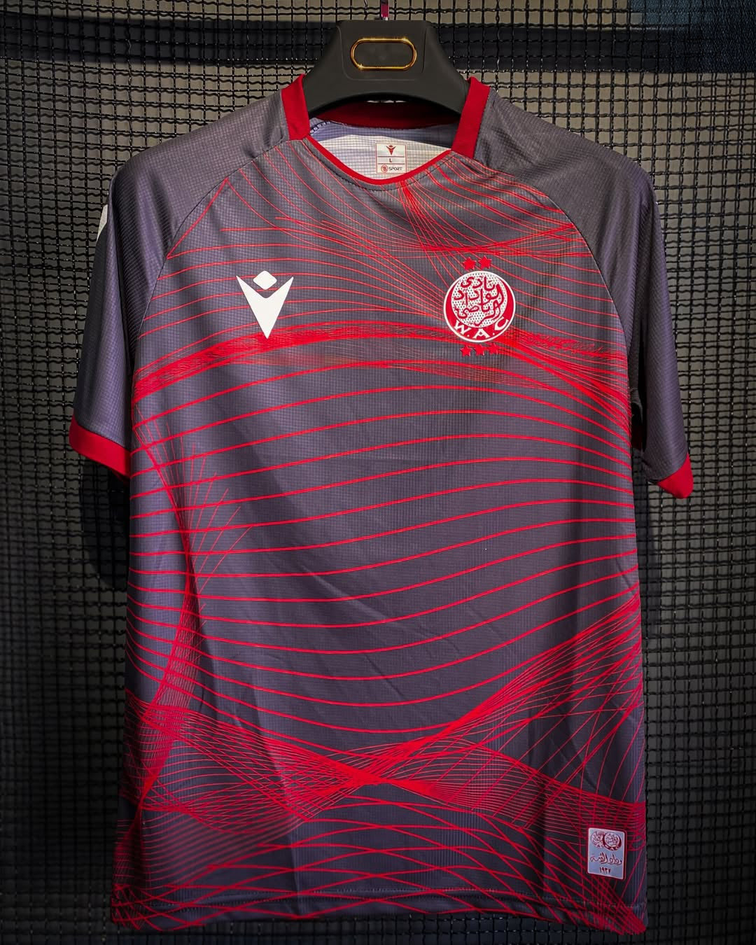 Maillot Wydad Domicile Gris Rouge 2024